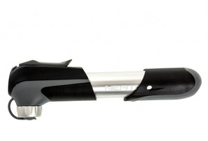 Minipompe à main 7'' (Max 80 psi/5 bar) Noir/Argent