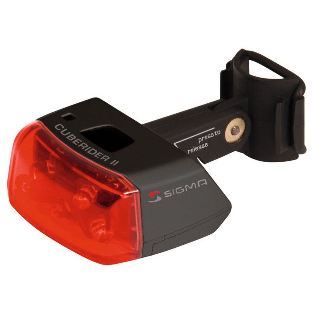 Eclairage Cuberider II Feu arrière LED, black/red